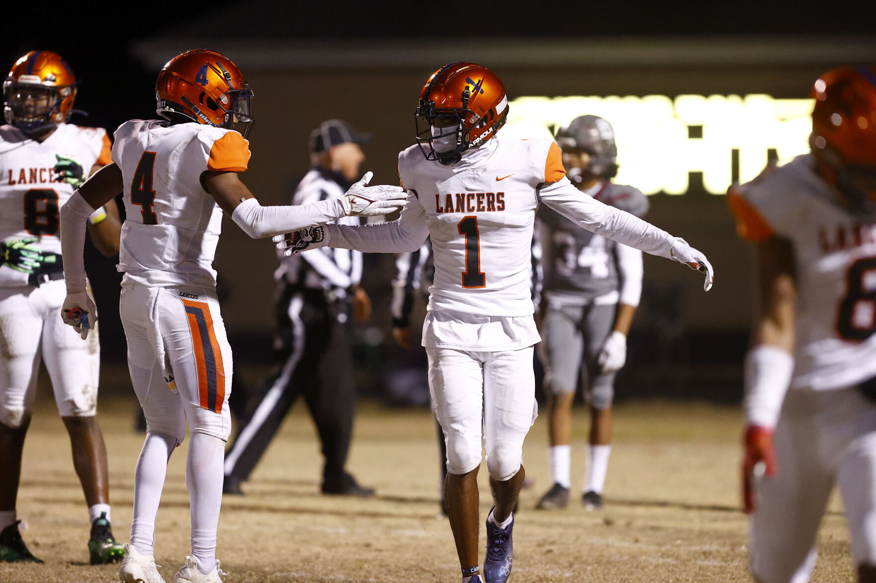 Thomas Dale-Manchester football game in Region 6A semifinals